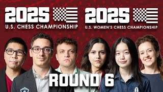 2025 U.S. Chess Championships: Round 6 | Fabiano Caruana vs. Wesley So