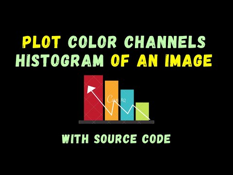 Plot Color Channel Histograms of a Colored Image - Easy Image Processing Project - with source code