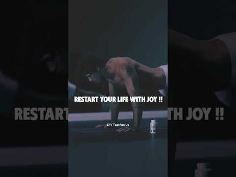 Restart your life with joy #advice #lifelessons #lifequotes #motivation #lifeteachesus
