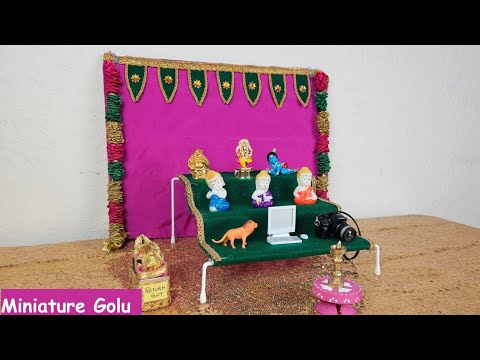 Miniature Golu Steps less than 2$ |Simple ways to create Golu Steps #navratri #bommalakoluvu #golu
