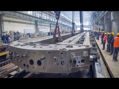 Enormous Heavy Duty Power Transformers Production - Modern Precast Engineering Equipment Factory
