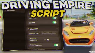 *OP* DRIVING EMPIRE SCRIPT - NO KEY! | (AUTO FARM MONEY, AUTO ROB, AUTO DRIVE) & MORE!