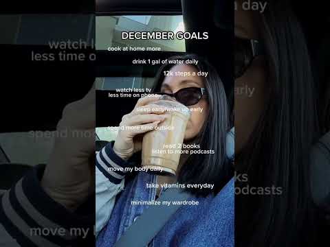 Goals for the last month of the year #aestheticvideo #december #monthlygoals #goalsetting
