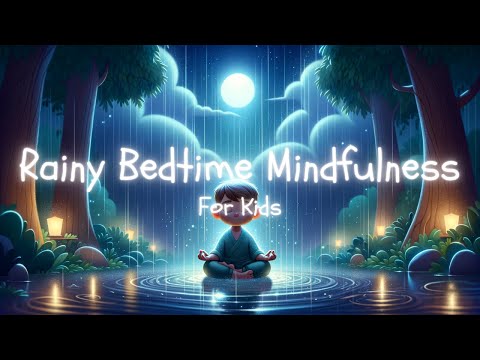 Bedtime Mindfulness For Kids With Rain Sounds For Calming Sleep | Best Sleep Videos For Children