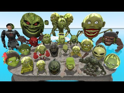 DESTROY LIN GANG MELON ARMY TITAN SNAKE CARRIER BOXER NUEROMELON SPARTAN KICK in FLATWATER GMod