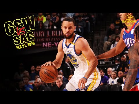 Golden State Warriors Full Team Highlights vs Kings | Feb 21, 2025 | FreeDawkins