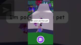 pretending to be poor to see people's reaction *shocking* #roblox #adoptmeedit #robloxedit #shorts