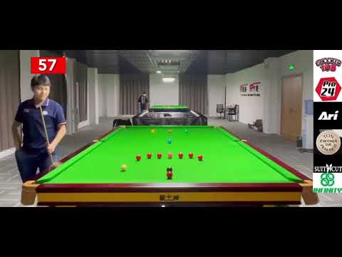 My 14 year old Thailand student Lomnaw making a 147 doing the Box routine