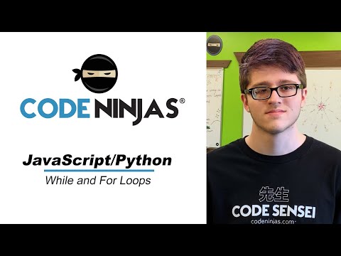 While and For Loops in JavaScript ands Python
