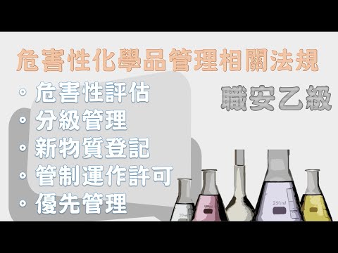 14危害性化學品管理相關法規│職業安全衛生乙級技術士檢定│勞安世界