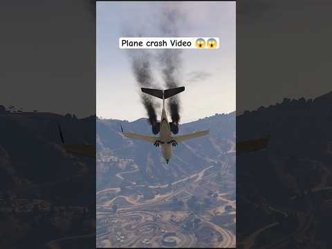 Plane crash 😔 Video Cinematic #gtav #gtavi #shorts #planecrash #distroy #aircrash