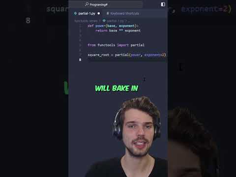 🔥 Master Python Magic: Instantly Customize Functions with functools.partial! 💫  #programming #python