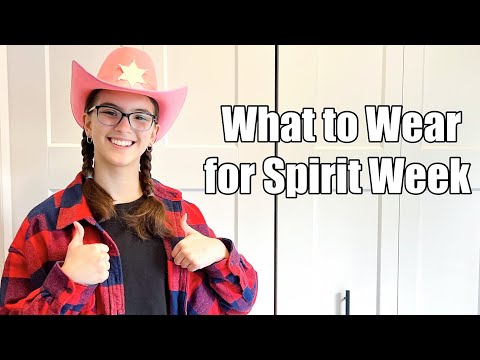 What to Wear For Spirit Week: High School Vlog