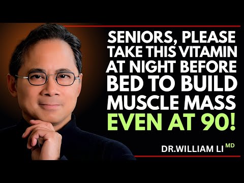 Take These 4 Vitamins at Night to Rebuild Muscle Even at 90!