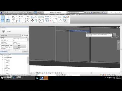 Tutorial D.16 - Adding & Modifying Curtain Walls - Part 4