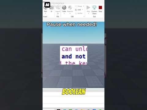Master Boolean Logic in 15 Seconds! 🔑 #shorts #robloxStudio