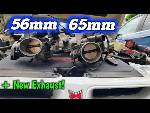 3400 v6 65mm Throttle body install and exhaust upgrades!