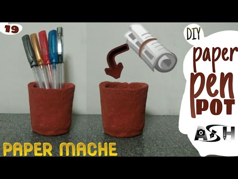 how to make simple Pen pot