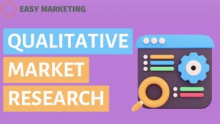 Qualitative Market Research: Qualitative market research method in market research