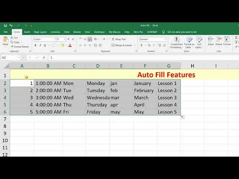 AutoFill Feature  Excel tips and Tricks