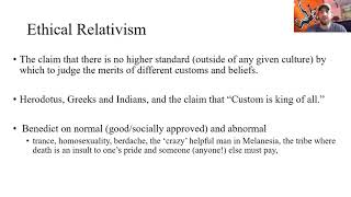 6 Ethics in Science: Relativism and Metaethics