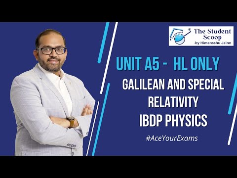 A5 Galilean and Special Relativity | HL Only | IBDP Physics | The Student Scoop | by Himansshu Jainn