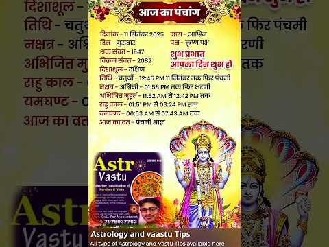 Astro and Vastu Tips Daily Panchang  ...#shortvideo #youtubeshorts #shortsfeed
