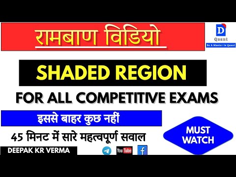 Mensuration || Shaded Region || Area || For all competitive exam || SSC & others || D_Quant
