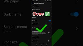 how to on dark theme | vivo dark mode on #viral #trending #shorts #darkmode