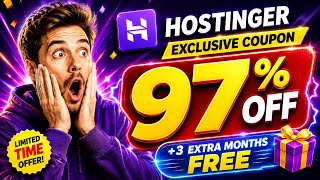 (( 🛑 WORKING COUPON )) Hostinger Coupon Code 2026 | Coupon Code For Hostinger 🔥 2026 | hostinger