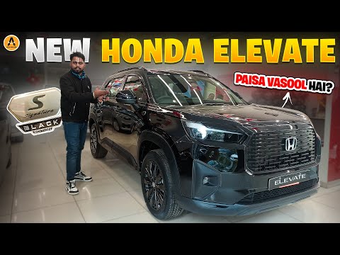 2025 Honda Elevate Signature Black Edition Review 🔥| New Features, Price & More!