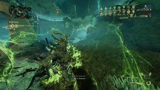 Warframe, SP Circuit.  Clouded King Oberon w/ R. Dark Dagger (Stages 37-38).