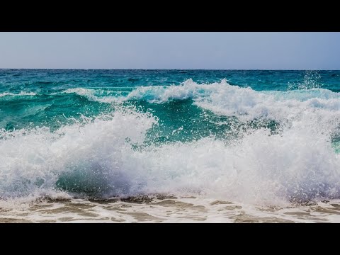 Ocean Waves Relaxation 1 Hours - Soothing Waves Crashing on Beach #RelaxingMusic