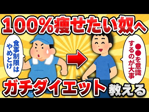 【2ch有益スレ】本気のやつだけ見ろ！ガチで痩せる方法書いてくぞｗｗ【ゆっくり解説】