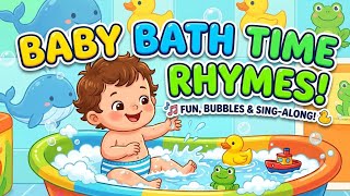 Baby Bath time Rhymes👼🏻❤️|#Happykidsworld#youtube#kidschannel#funandlearning