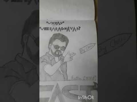 Drawing of Vijay #vijay #veeraraghavan #beast #varisu #thalapathy #thalapathy67 #drawingofvijay #fch