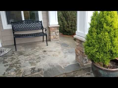How to clean up the look of your Taupe ledge stone seams and joints