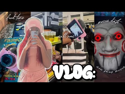 vlog✰| out to eat w friends + saw movie