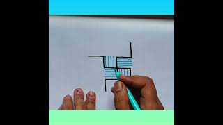 Easy padi kolam #kolam #shorts #ytshorts #padikolam #simplepadikolam