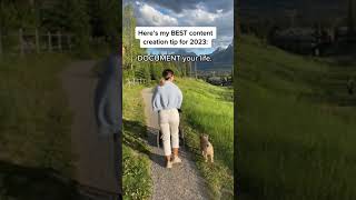 Here's my Best Content Creation Tip for 2023