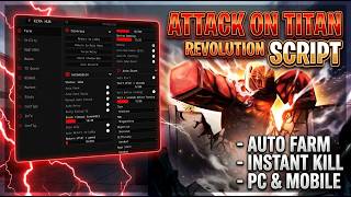 Attack On Titan Revolution Script – NO KEY, AUTO FARM, INSTANT KILL, AUTO REFILL, AUTO RAIDS (BEST)