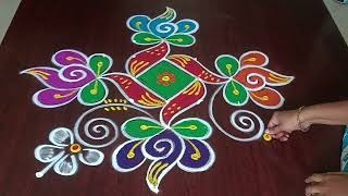 2 beautifull shivratri muggulu design 🪔 mahashivratri rangolis design 
