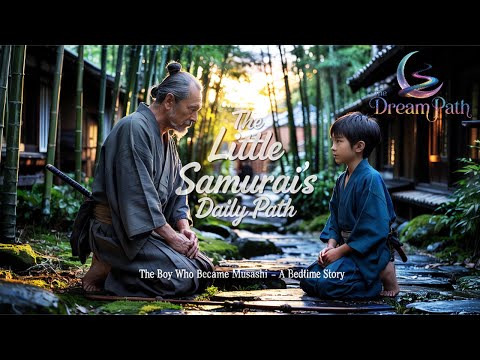 The dream path The little Samurais daily path  ✨Follow along Free flip bedtime story book Link Below