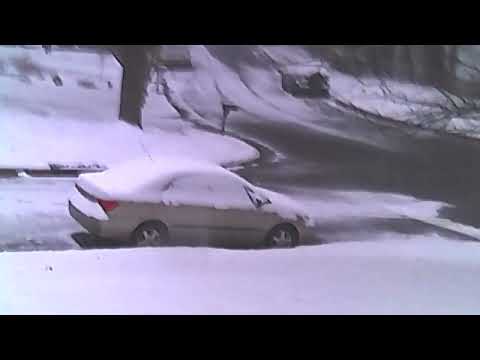 Snowing around House February 19th 2025