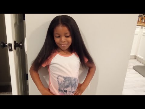 Kids silk press | Soft press | Full wash day routine