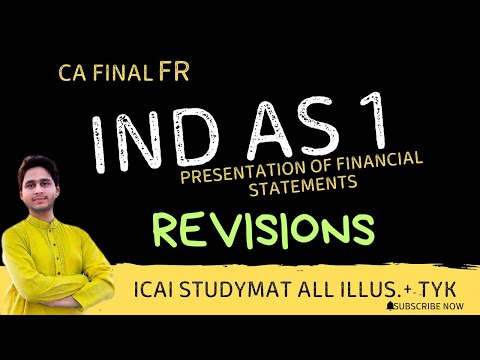 IND AS 1 | PRESENTATION OF FINANCIAL STATEMENTS | CA FINAL FR | REVISION | MAYANK NARANG