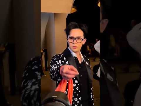 #GDRAGONxCHANELSS23 GDragon in haute couture show in Paris