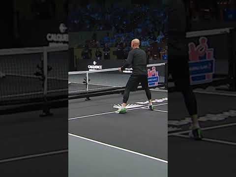 🤔 Will Andre Agassi WIN Another Slam?! #agassi #pickleball #shorts