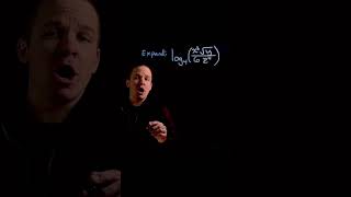 Expanding Logarithms #maths #teacher #logarithm #algebra2 #precalculus
