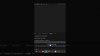 VSCode Remote Tunnel Connection #shorts #remotecoding #vscode